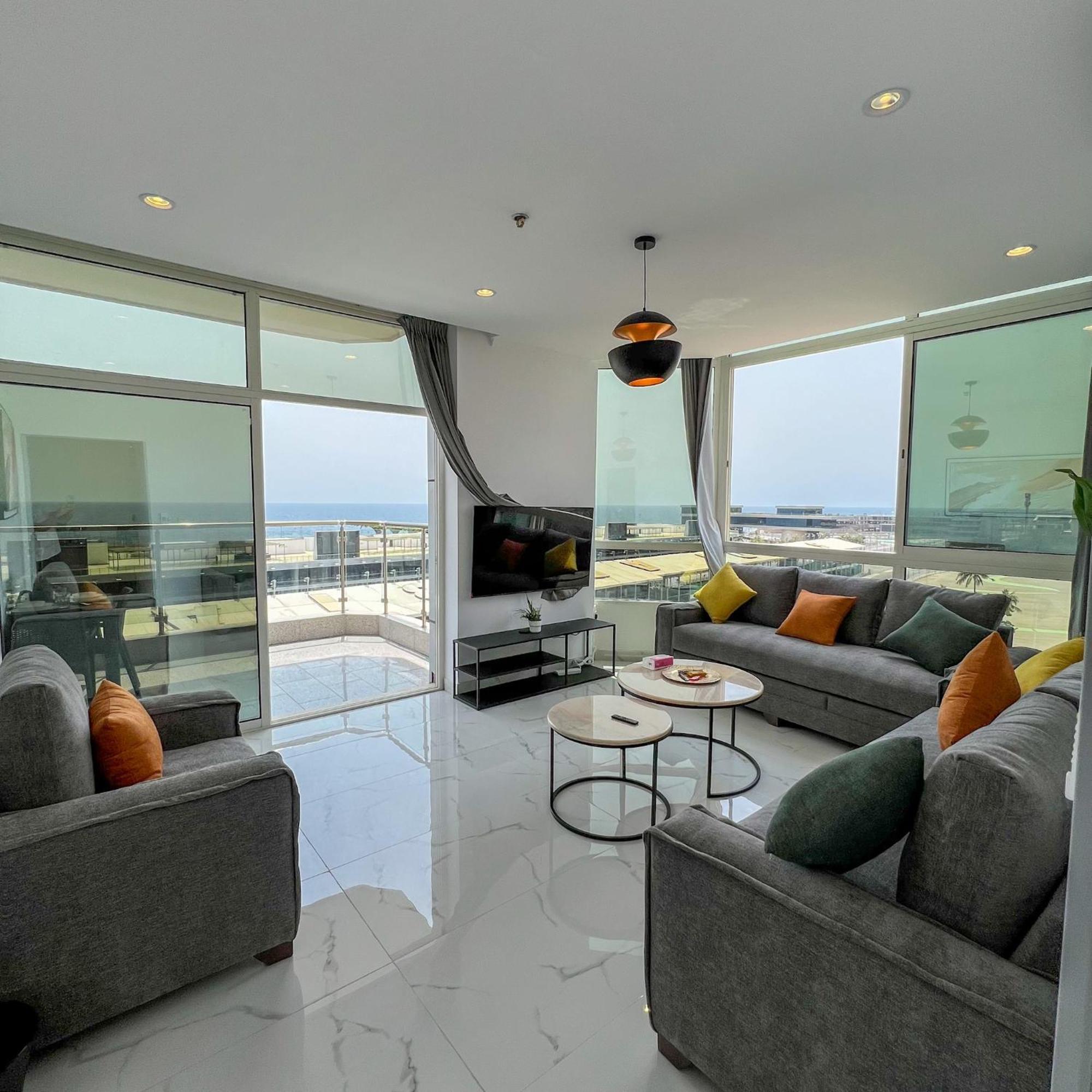 Apartamento Almasarat Tower Sea View Yidda Exterior foto